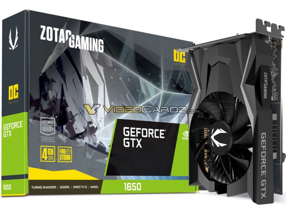 Elsõként a Zotac Gaming változata bukkant fel